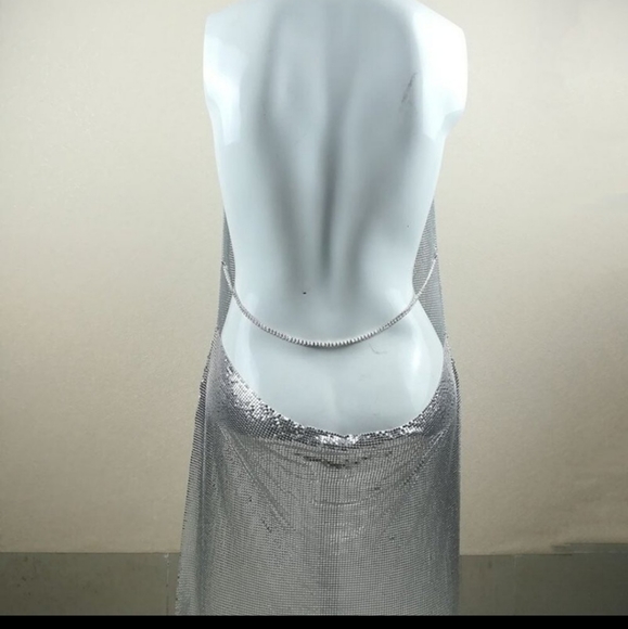 Kendall Silver Chainmail Dress - Picture 8 of 8